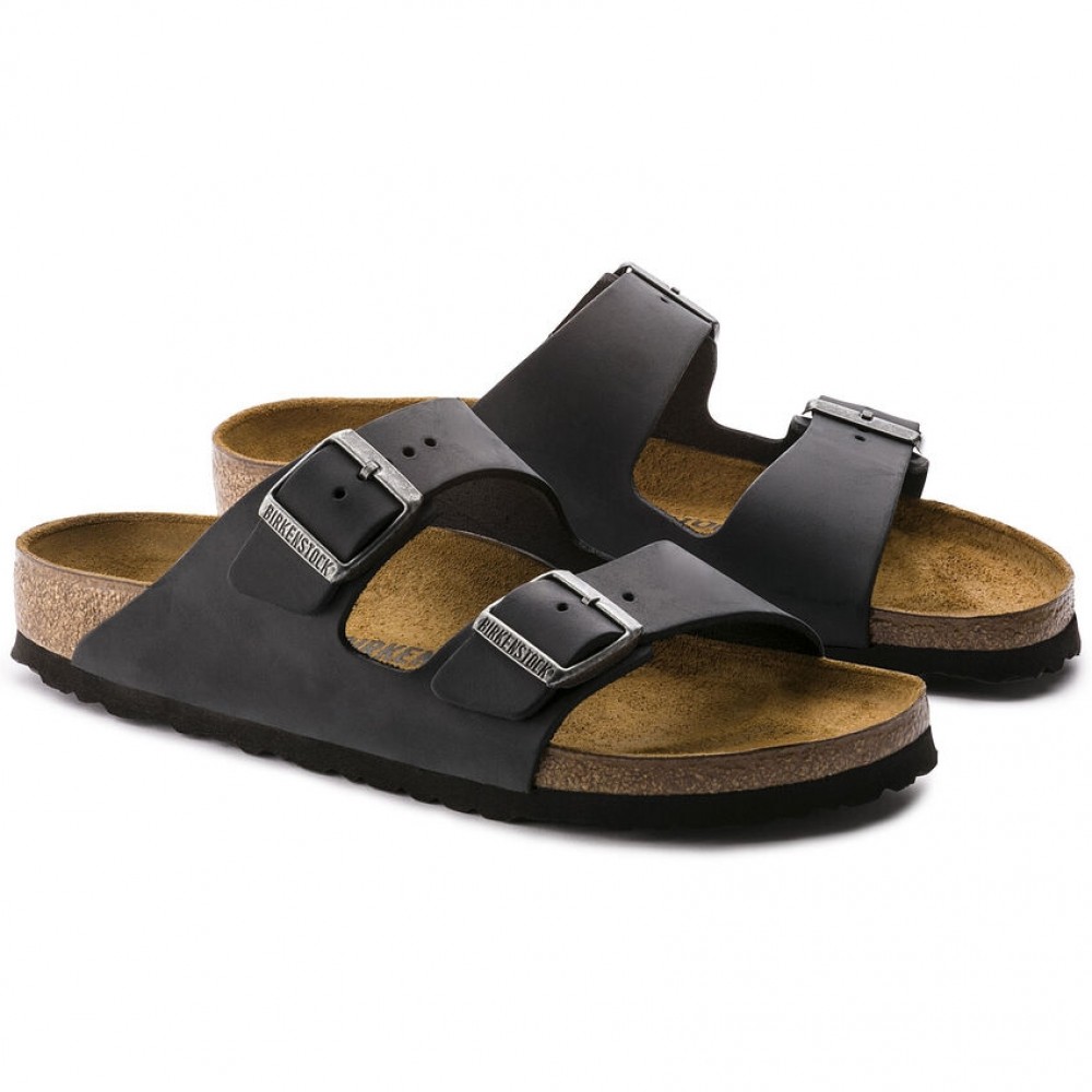 birkenstockarizonablackwaxyleathernormalvidde 32