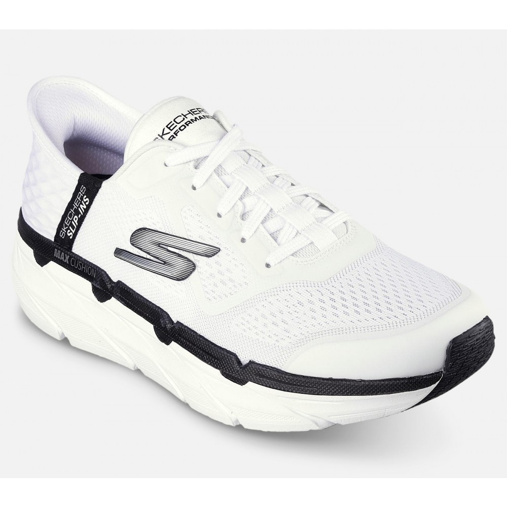 skechersmaxcushioningpremierslipinshoemwhite 35